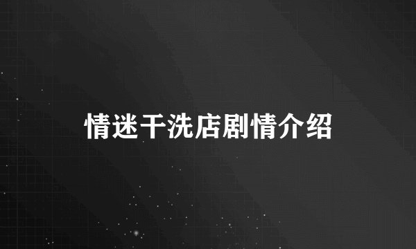情迷干洗店剧情介绍