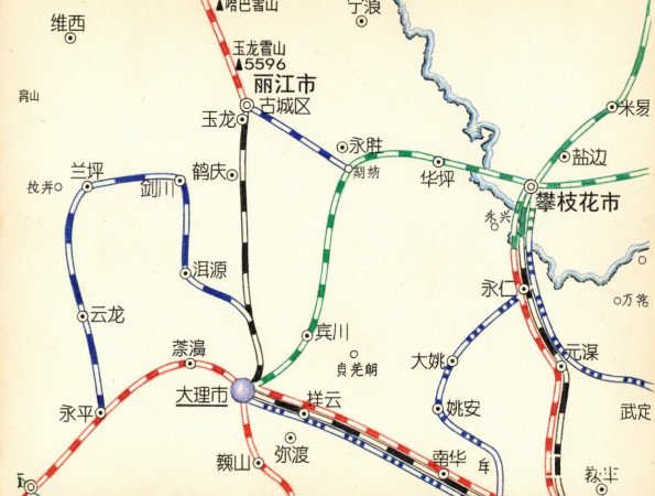 大里至丽江铁路多少公里