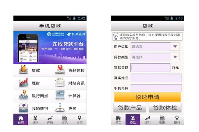 手机贷款的服务特点