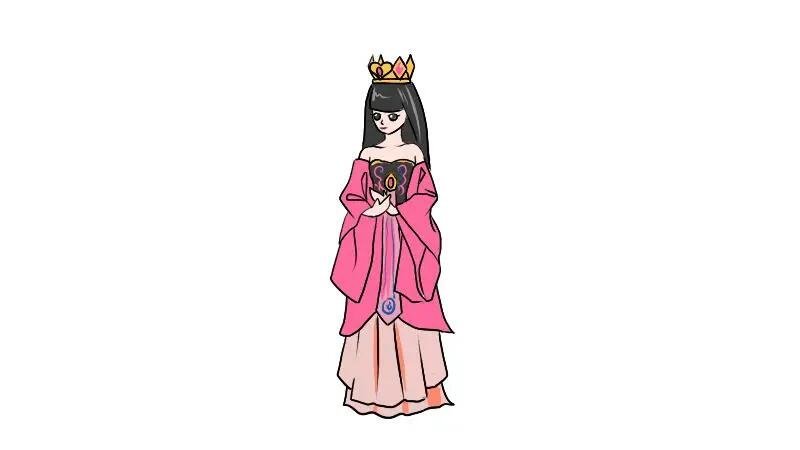 叶罗丽希娜仙子怎么画