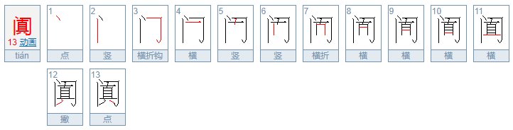 门真阗怎么读？