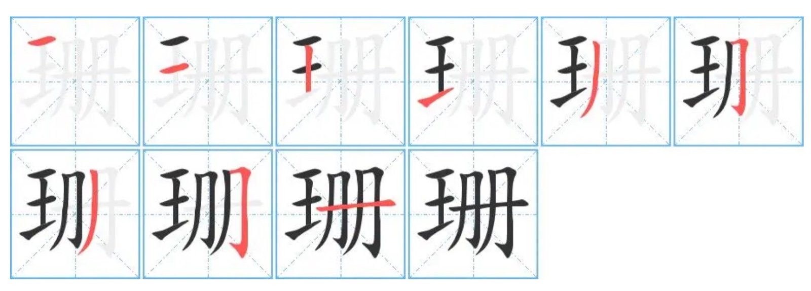 珊怎么读