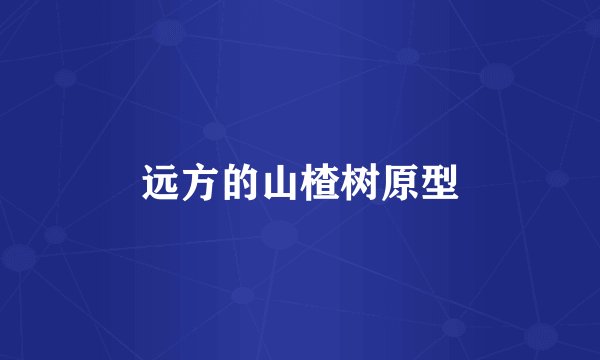 远方的山楂树原型