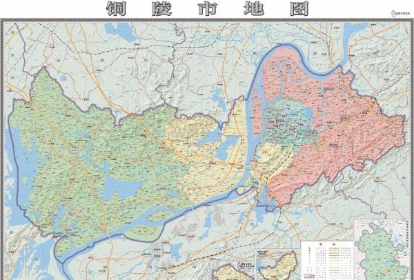 安徽省和16地级市高清行政地图
