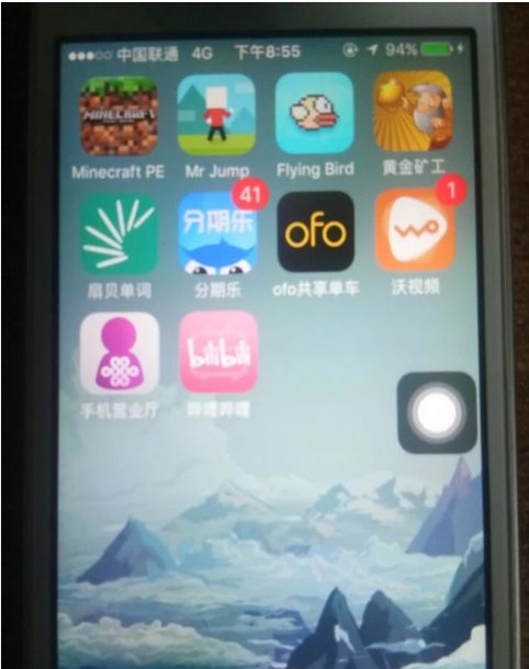 苹果6s怎么开启小白点功能啊？