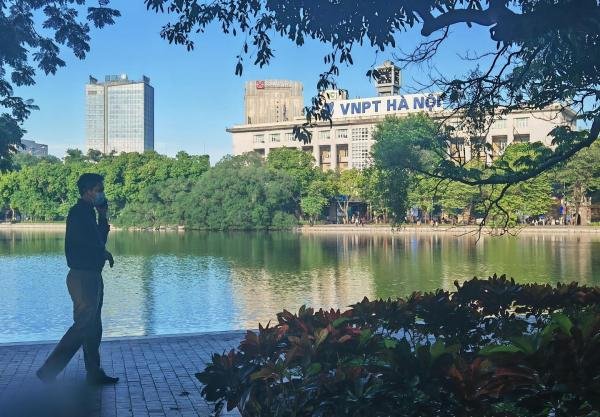 越南河内 还剑郡景点还剑湖(1)