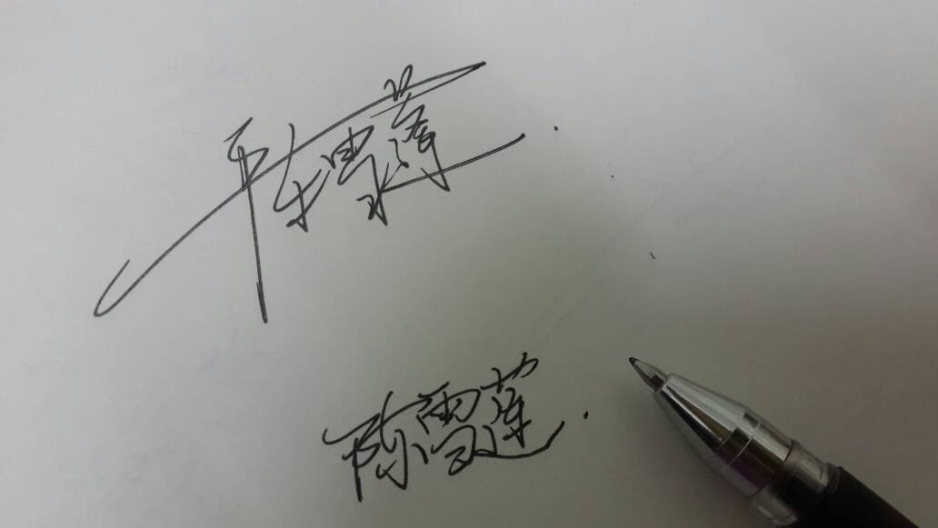 陈雪莲签名怎么写