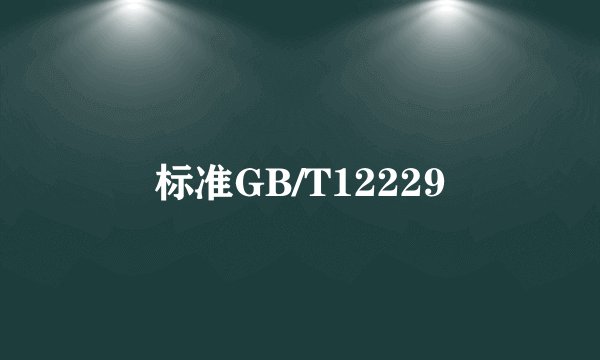 标准GB/T12229