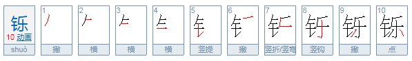 铄怎么读？