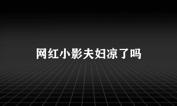 网红小影夫妇凉了吗