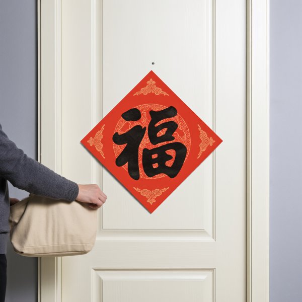门上倒贴福字的寓意是什么