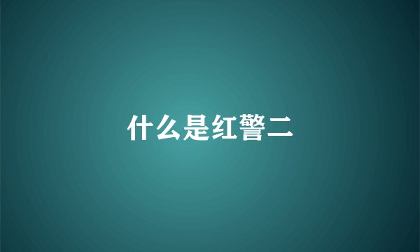 什么是红警二