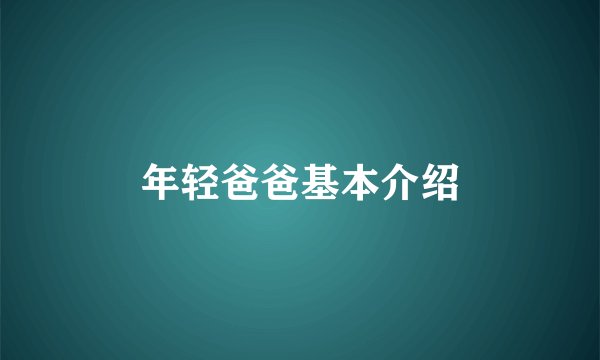 年轻爸爸基本介绍