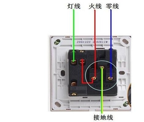老式拉线灯开关 怎么接 我弄的老短路 求图