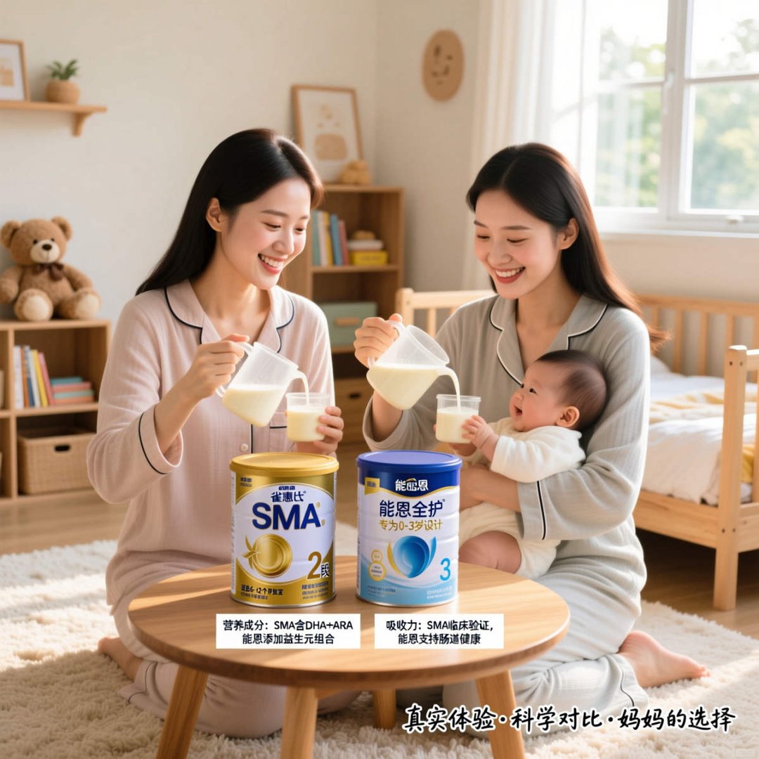 雀巢惠氏sma奶粉和能恩全护哪个好