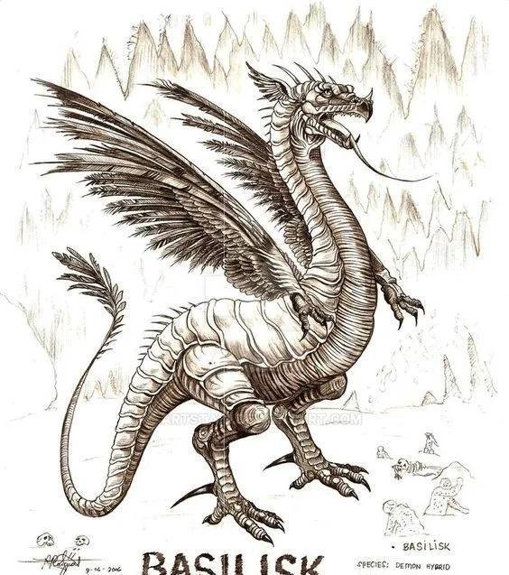 神话生物:巴西利斯克 basilisk——到底是蛇还是鸡?