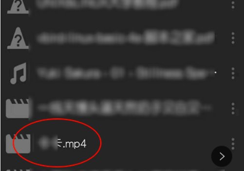 怎么在手机播放MP4视频？