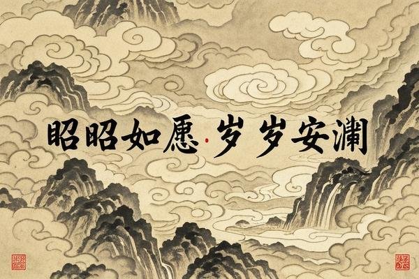 昭昭如愿岁岁安澜原句