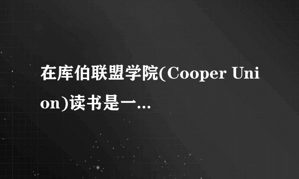 在库伯联盟学院(Cooper Union)读书是一种怎样的体验?