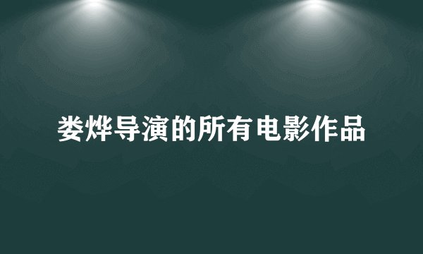 娄烨导演的所有电影作品