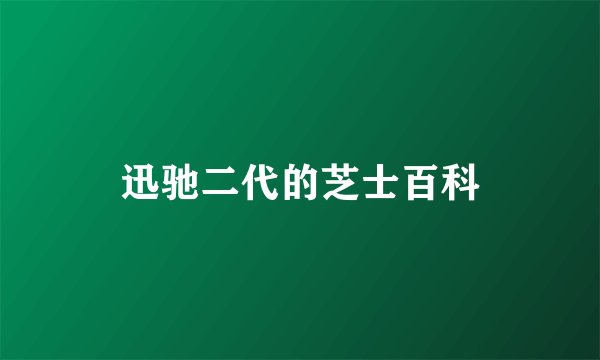迅驰二代的芝士百科