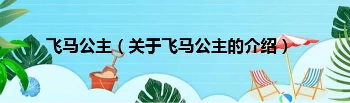 飞马公主（关于飞马公主的介绍）