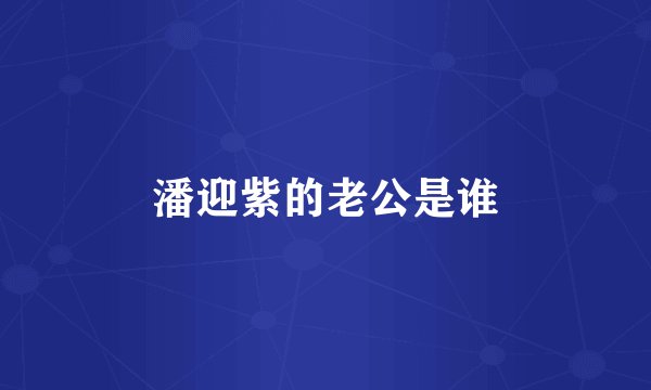 潘迎紫的老公是谁
