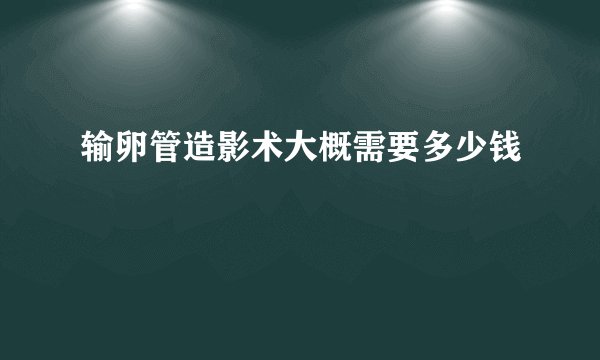 输卵管造影术大概需要多少钱