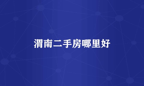 渭南二手房哪里好