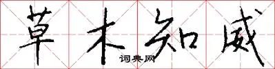 草木知威