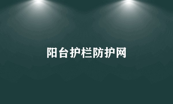 阳台护栏防护网