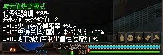 DNF燃烧疲劳值效果怎么样