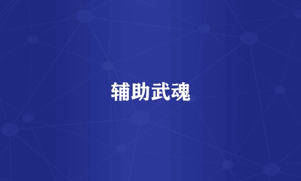 辅助武魂