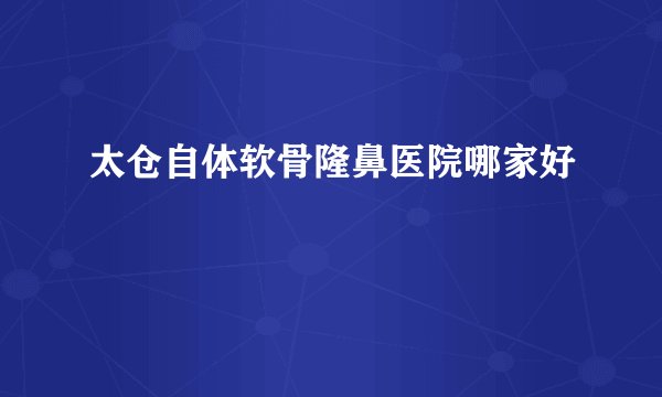 太仓自体软骨隆鼻医院哪家好