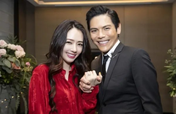 林峯张馨月宣布结婚跨年晚会