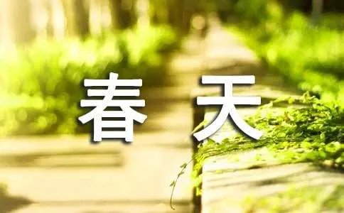 春天的脚步手抄报