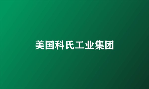 美国科氏工业集团