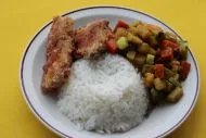 黄金咖喱猪扒饭的做法
