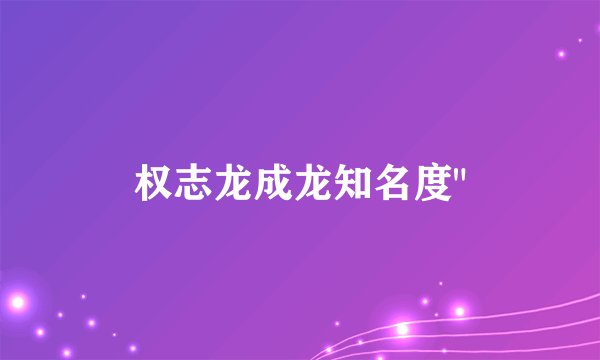 权志龙成龙知名度