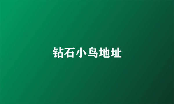 钻石小鸟地址