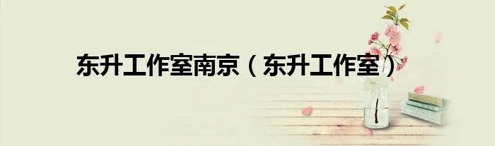 东升工作室南京（东升工作室）