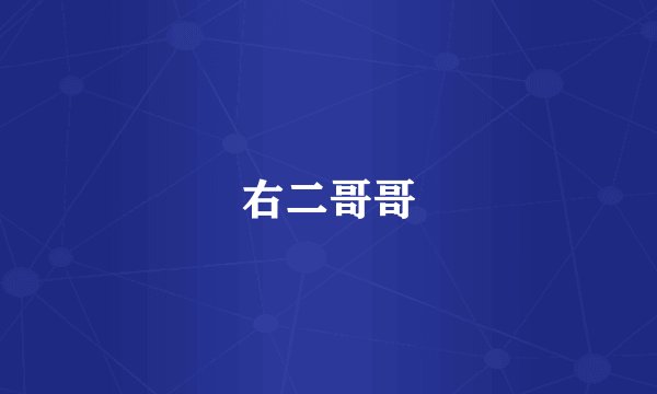 右二哥哥