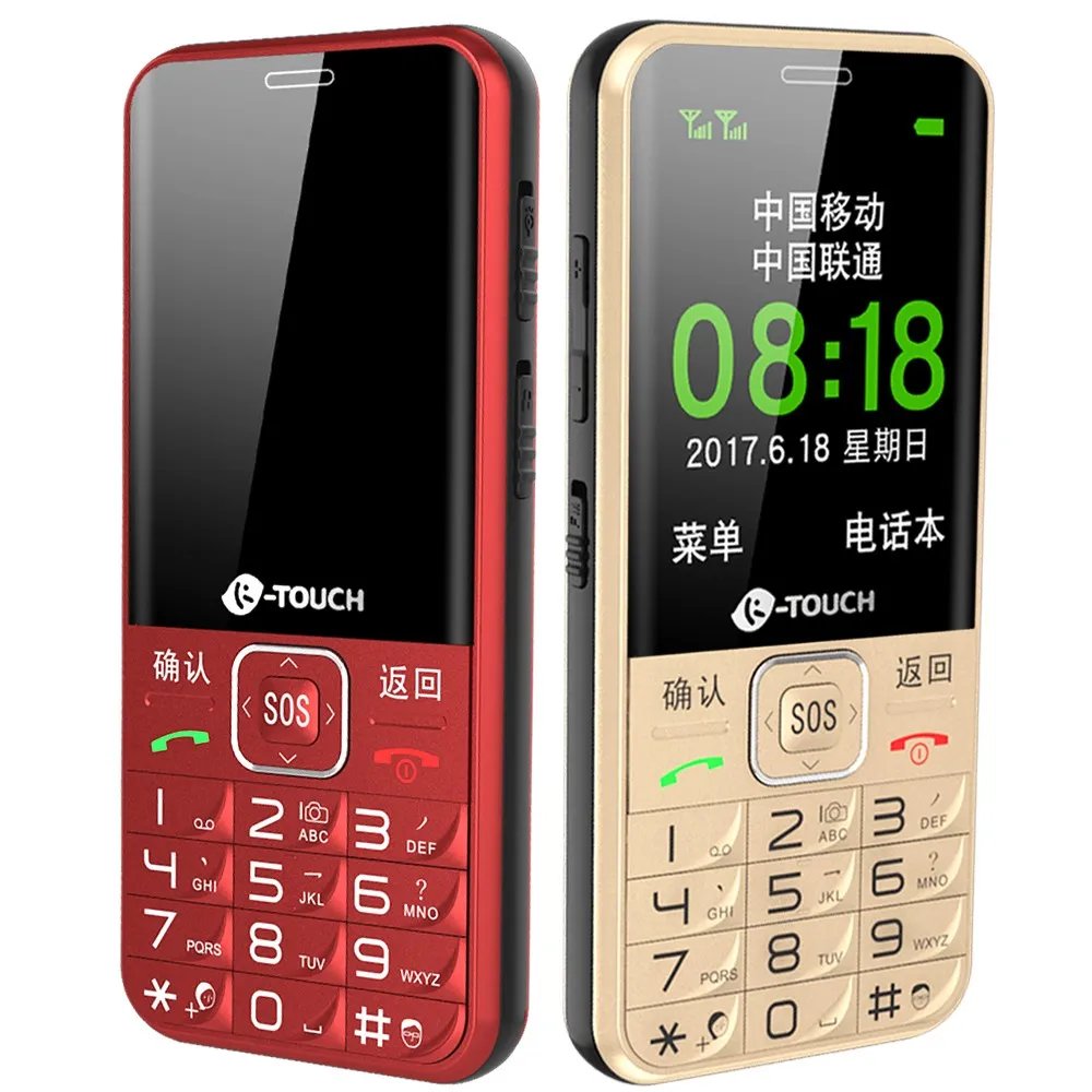 天语(k-touch)L580智能机(移动/联通2G 红色 双卡双待 老人机) 京东198元
