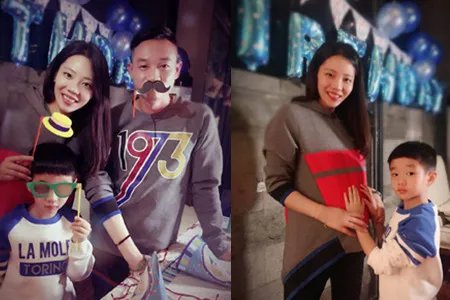 杨威双胞胎女庆生 儿子又在做什么呢