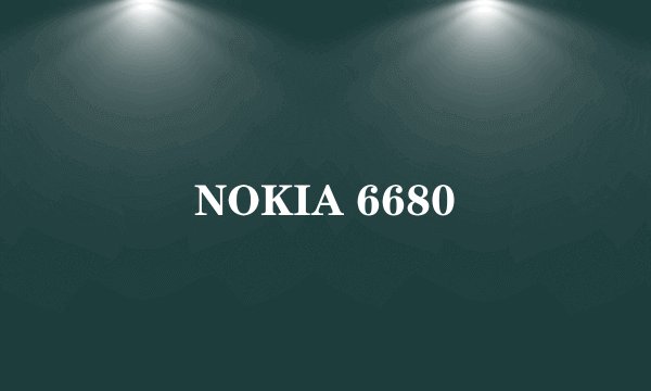 NOKIA 6680