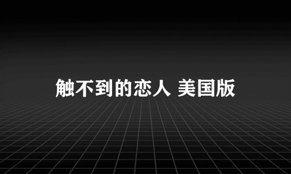 触不到的恋人 美国版