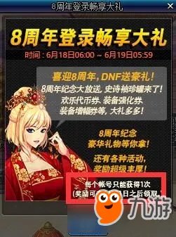 dnf八周年庆活动一览 dnf八周年庆活动内容是什么