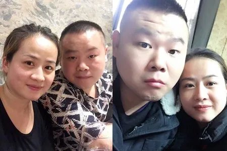 岳云鹏妻子晒合照 这才是真正的夫妻相