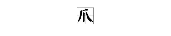 爪的部首是什么?