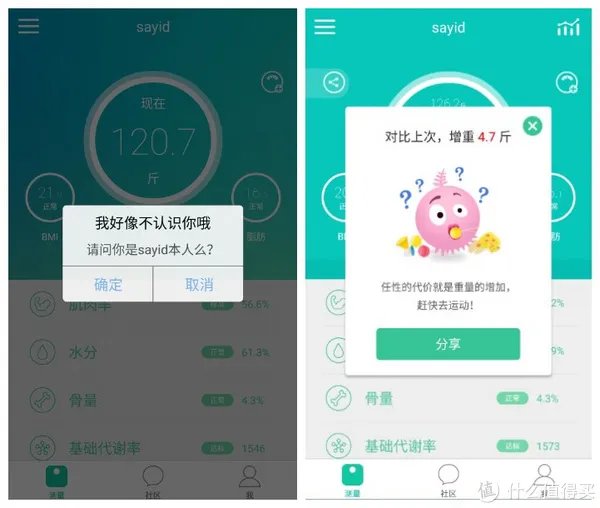 家用BMI监测:YUNMAI 云麦好轻 Color智能体脂秤使用报告书